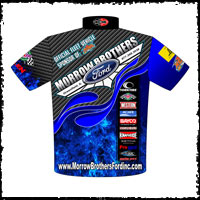 NEW!! Morrow Brothers Ford Officials Drag Racing Crew Shirts Back View
