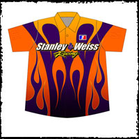 Stanley & Weiss ADRL Pro Extreme Camaro Drag Racing Team / Crew Shirts Front View