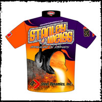 NEW!! Stanley And Weiss Racing ADRL Pro Extreme Pro Modified Drag Racing Team / Crew Shirts Returning Customer Back View