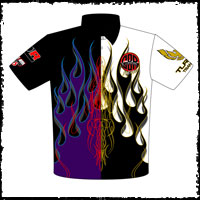 NEW!! Steve Crisafulli Drag Racing Crew Shirts Front View