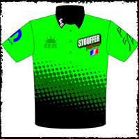 Stouffer Racing Hemi Cuda Pro Mod Drag Racing Team / Crew Shirts Front View