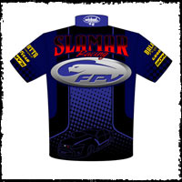 T Slamar Ford Racing Team / Crew Shirts Back View