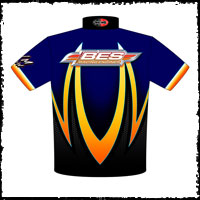 NEW!! Jim Widener Pro Modified Drag Racing Crew / Team Shirts Back View