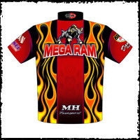 NEW!! Megaram Racing Team Crew / Team Shirts Back View