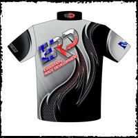 NEW!! Mike Robertson Barracuda Big Fish Drag Radial Racing Team Crew / Team Shirts Back View