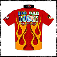 Big Bad Dodge Pulling Team Crew / Team Shirts Back View