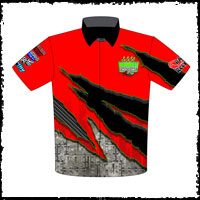 Money Grinder Drag Racing Crew / Team Shirts Front View