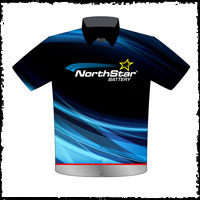 NEW!! Northstar Battery Racing Team Crew / Team Shirts Front View