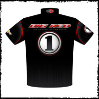 NEW!! RJ Gottlieb Big Red Original Outlaw Racing Team / Crew Shirts Back View