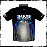 NEW!! Raybon Racing Twin Turbo Catamaran Speed Boat Crew / Team Shirts Front View