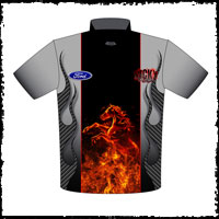 NEW!! Lucky Motorsports Racing Team / Crew Shirts Front View