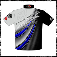 NEW!! Shane Bourel Racing Team Crew / Team Shirts Back View