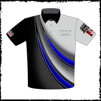 NEW!! Shane Bourel Racing Team Crew / Team Shirts Front View