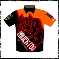 NEW!! Muerto Tequila Racing Team Crew / Team Shirts Front View