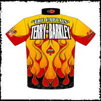 NEW!! Terry Barkley Drag Racing Team / Crew Shirts Back View