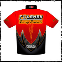 NEW!! Coleman Racing Products Team / Crew Shirts Back View