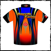 NEW!! Doucette A Fuel Dragster Drag Racing Team / Crew Shirts Back View