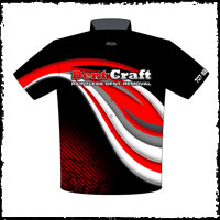 NEW!! Dentcraft Paintless Dent Repair Crew / Team Shirts Front View