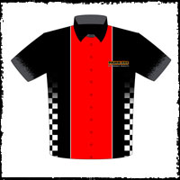 NEW!! Painless Performance Products Red Crew / Team Shirts Front View