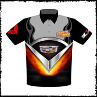 NEW!! John Stanley / Stanley And Weiss Racing PDRA Pro Extreme Cadillac CTS-V Pro Mod Team / Team Shirts Front View