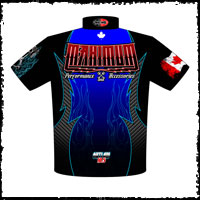 NEW!! Stevens Maximum Performance Outlaw 10.5 Drag Racing Crew / Team Shirts Back View