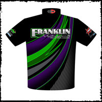 NEW!! Tommy Franklin PDRA Pro Modified Camaro Racing Pit / Racing Crew / Team Shirts Back View
