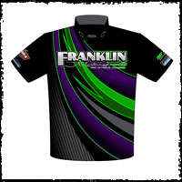 NEW!! Tommy Franklin PDRA Pro Modified Camaro Racing Pit / Racing Crew / Team Shirts Front View
