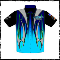 NEW!! Travis The Carolina Kid Harvey Pro Modified Drag Racing Crew Shirts Front View