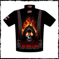 NEW!! Tylor Milller 69 Chevelle Carbon Fiber Pro Modified Racing Team / Crew Shirts Back View