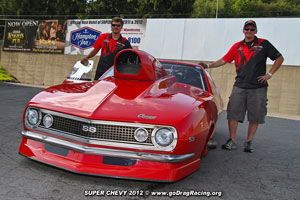 Ed Burnley Wicked Grafixx Team Racing Shirts Spotted At Super Chevy Maple Grove Pro Mod Crash