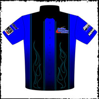 NEW!! Meridian Automotive Racing Crew Shirts Front View