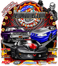 NEW !! 3013 Yellow Bullet Nationals Drag Racing T Shirts