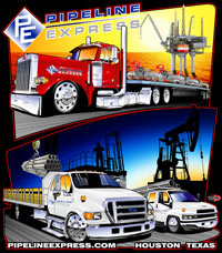 NEW!! Pipeline Express Custom Business T Shirts