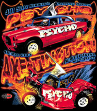 NEW !! Steve Hemmings AXE-TINCTION Unlimited Banger Racing T Shirts