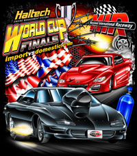 NEW!! MIR World Cup Finals Custom Event Drag Racing T Shirts