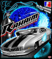 Bob Rahaim ADRL Extreme 10.5 Nitrous Camaro Drag Racing T shirts