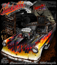 Chuck Weck Supercharged Studebaker Pro Mod Drag Racing T Shirts