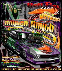 Gaylen Smith Hellfish ADRL Pro Extreme Cuda Pro Mod Drag Racing T Shirts