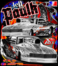 Jeff Paulk ADRL Extreme 10.5 Drag Racing T Shirts