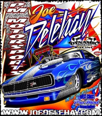 Joe Delahey West Coast Supercharged Camaro Pro Mod Drag Racing T Shirts