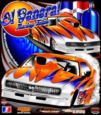 Jose Gonzales El General Pro Mod Drag Racing T Shirt