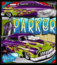 NEW !! Myles Parker Mercury Pro Modified Drag Racing T Shirts