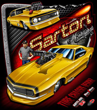 NEW!! Sartori Brothers Supercharged Pro Modified Camaro Drag Racing T Shirts