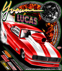 NEW!! Yvonne Lucas Returning Customer Pro Modified Camaro Drag Racing T Shirts