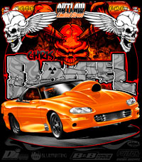 Chris Daniels Limited Street Camaro Drag Racing T Shirts