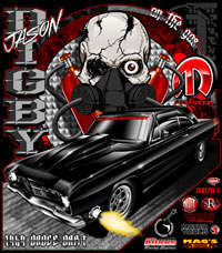 NEW!! Jason Digby Nitrous 8.5 Mopar Drag Racing T Shirts