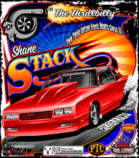 Shane Stack Drag Radial Racing T Shirts