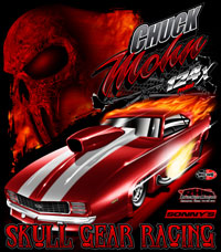 NEW!! Chuck Mohn Pro Modified Camaro Single Car Drag Racing T Shirt Design