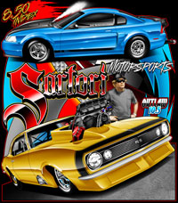 Satori Brothers Racing Multi Car Theme Drag Racing T Shirts