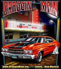 NEW !! Draggin' Main Custom Themed Drag Racing T Shirts